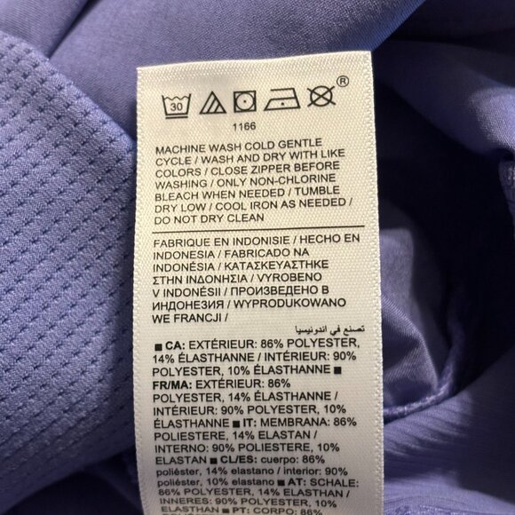 Athleta Purple Skort Women’s Size 18 Built-In Shorts Pockets Activewear - Picture 10 of 10